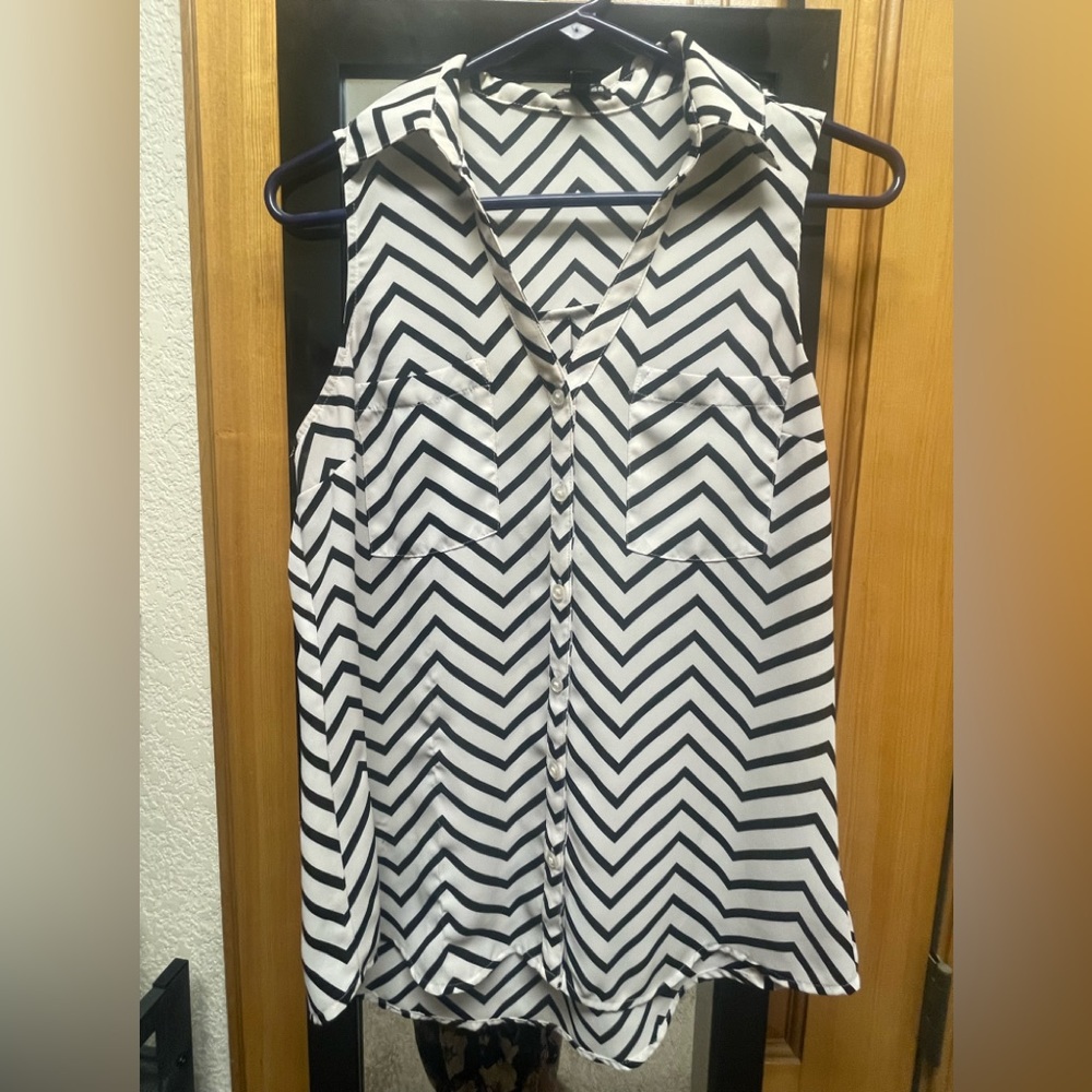Express Stripe Top